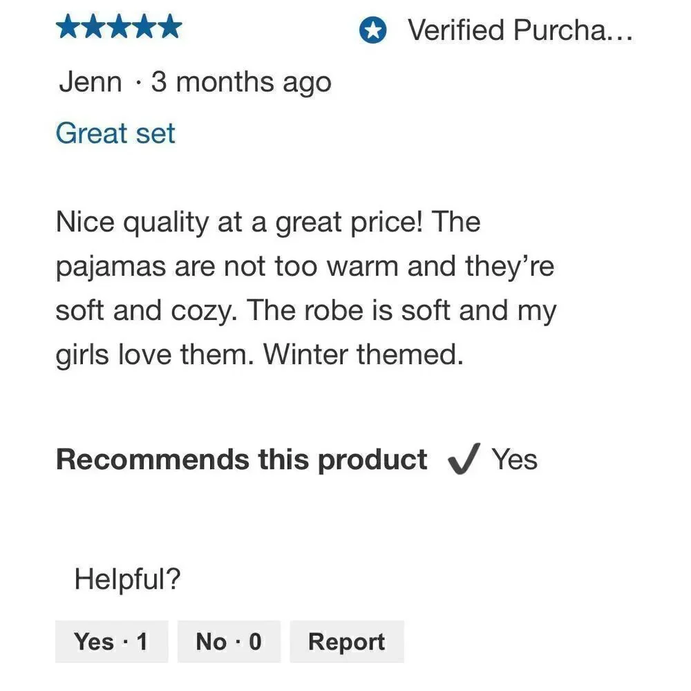 NEW! Eddie Bauer Youth 3 piece PJ Set- LS Top, Pant and Robe, Moose - Picture 10 of 14